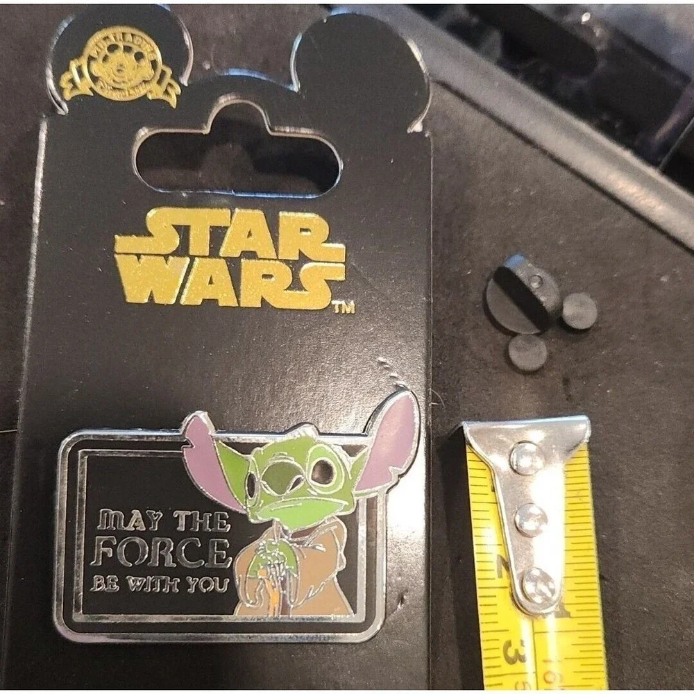 Disney Trading Pin 00010 Stitch Yoda Star‎ Wars May the Force Be With You…